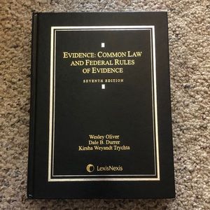 Law School Evidence Textbook